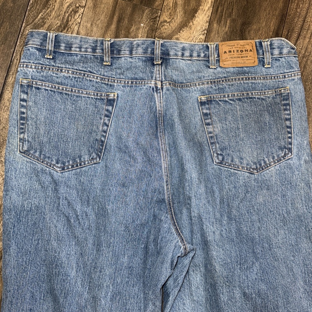 Arizona Jean Co. Relaxed Medium Wash Premium Denim Jeans Men's Size 44x34 - Picture 6 of 9